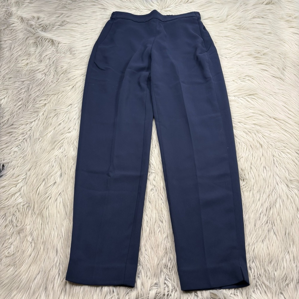 J.Crew Women's 6T 6 TALL Navy Blue‎ Drapey Jamie Pant Pull On Career Prep Office